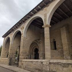 Santa Maria cathedral, next to the albergue, and where we had our pilgrims blessing