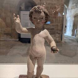 Baby jesus has something for show and tell