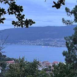 Looking down to the Ria de Vigo