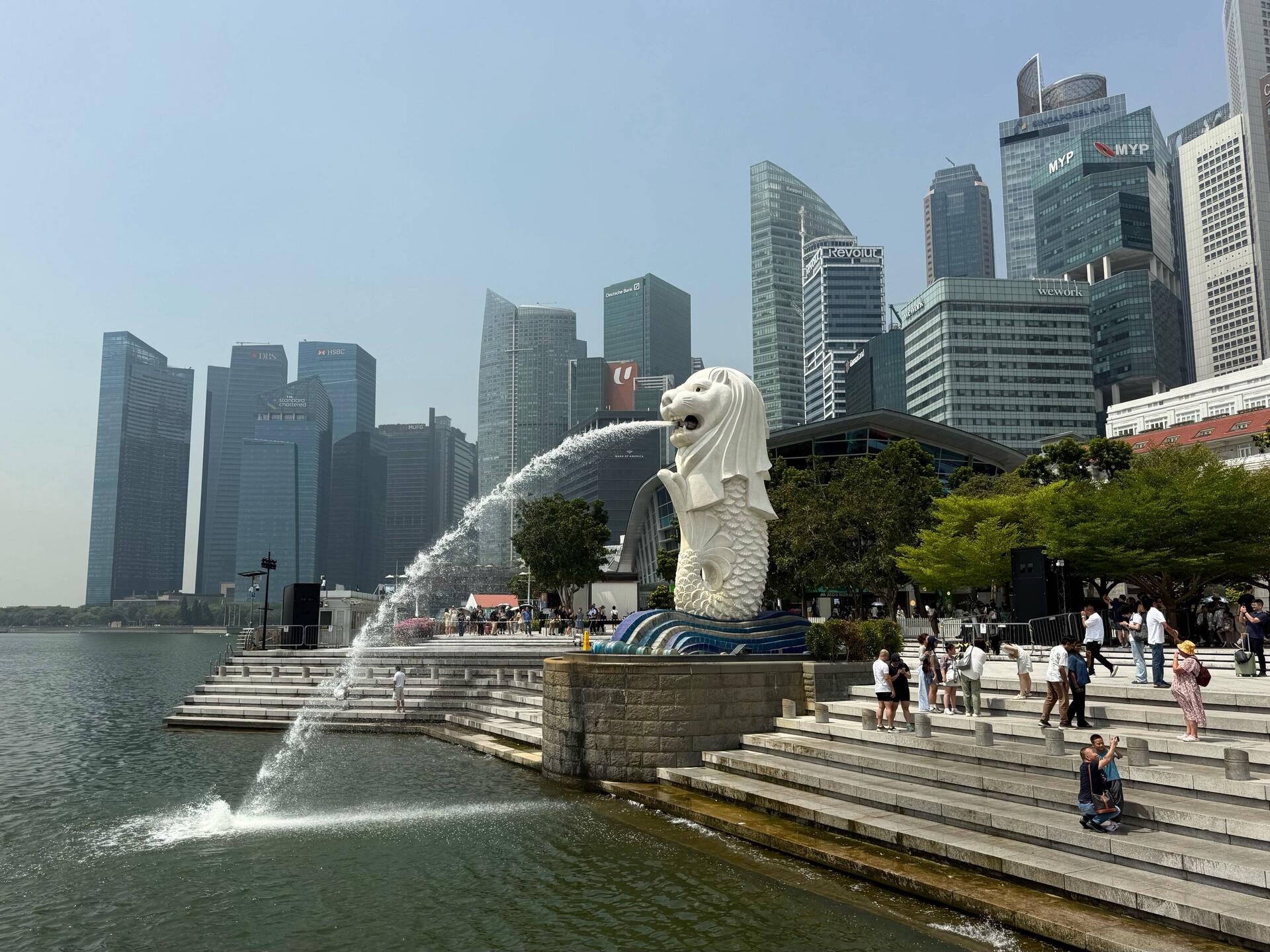 Merlion - Das offizielle Maskottchen von Singapur.