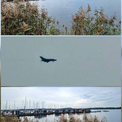 Einflugschneise Kampfjets