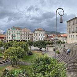 View around the Pilgrim Square and convent gardens - taken before the rain came