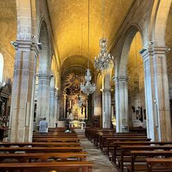 Inside the Igrexa De Santiago