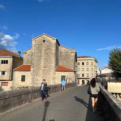 Looking back to the Igrexa de Santiago