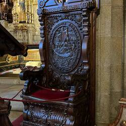 Chair with carved Traslatio image