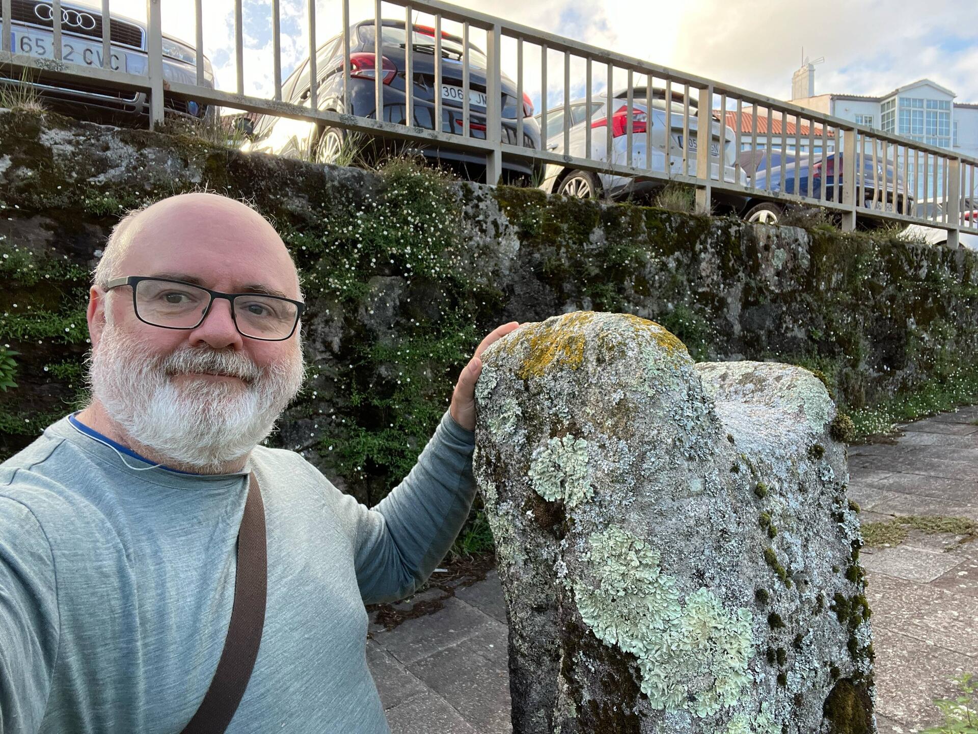 Me with the replica Pedrón