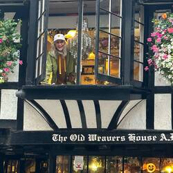 Tam being Tam in Canterbury