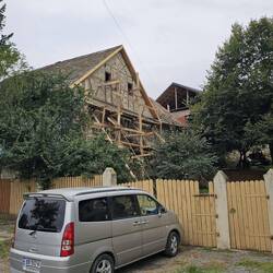dieses Haus wird gerade saniert