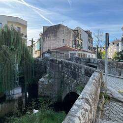 Medieval bridge with Roman foundations, Caldas de Reis