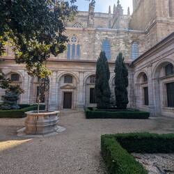Inner courtyard of cathedral