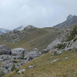 Til gengæld var der fint at gå her, over mod Col de Gyp