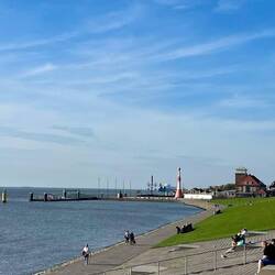 Wesermündung Richtung Nordsee