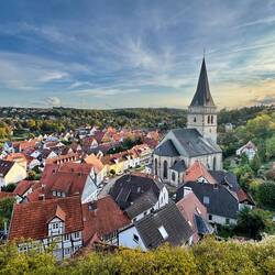 Kirche St. Mariä Heimsuchung / Blick vom Bruderkirchhof