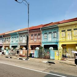 Die "Peranakan Houses" befinden sich im unmittelbarer Nähe von meiner Unterkunft.