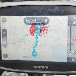 Die Route am Montag