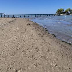 unser Strand wird täglich gereinigt