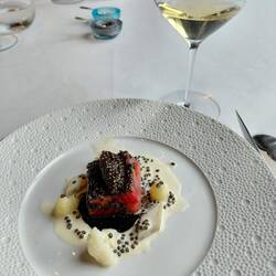 Bluefin tuna, caviar and Breton ragout
