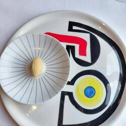 The same memorable artisan plates as we had 17 years ago