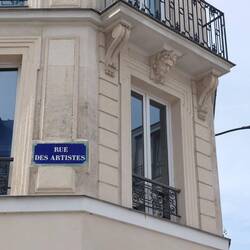 Rue des artistes