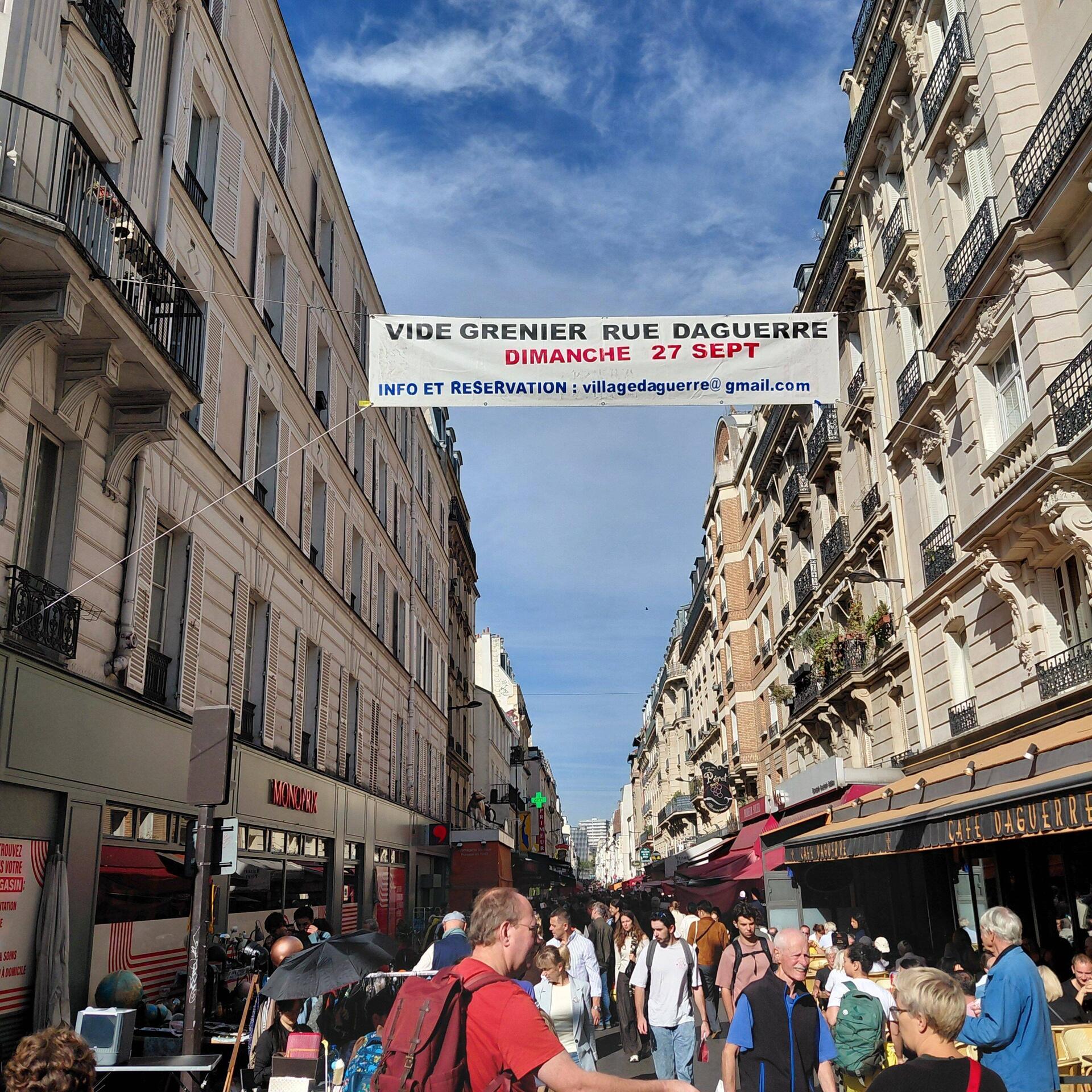 The local monthly flea market