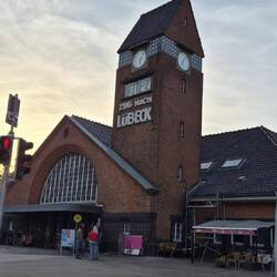 Ankunft Travemünde....na ja...überlaufen