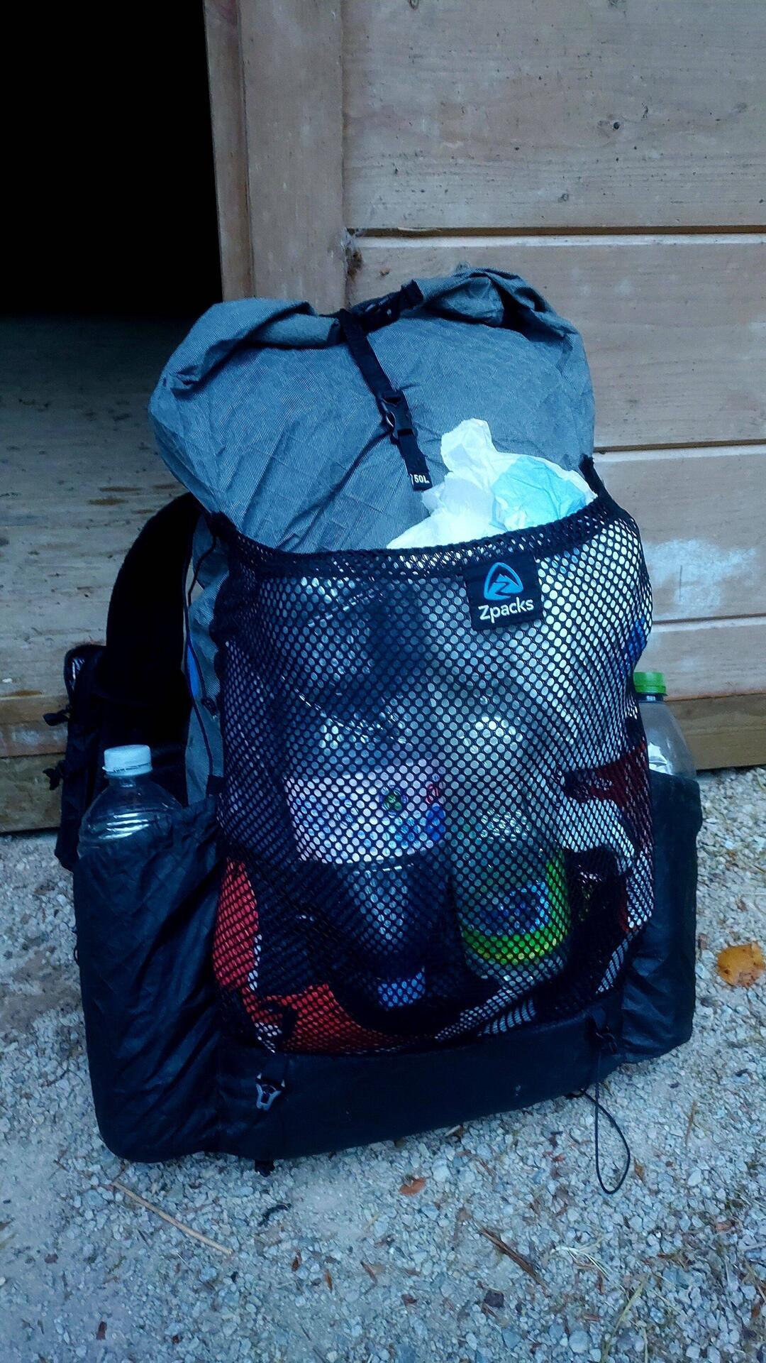 Gepackter Rucksack