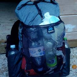 Gepackter Rucksack