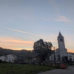 Übernachtungsplatz in Brezovica, Slowenien