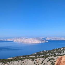Im Hintergrund Insel Krk
