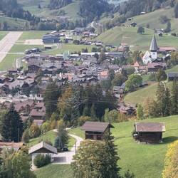 Blick auf Gstaad