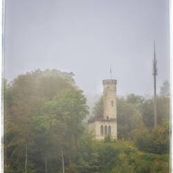 Tillyschanze im Nebel