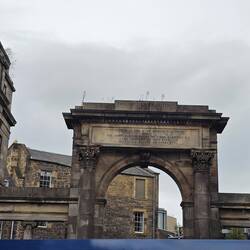 Regents Bridge across the street from Princes Street Suites