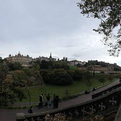 The beautiful park that was the man made loch for human waste from Old Town