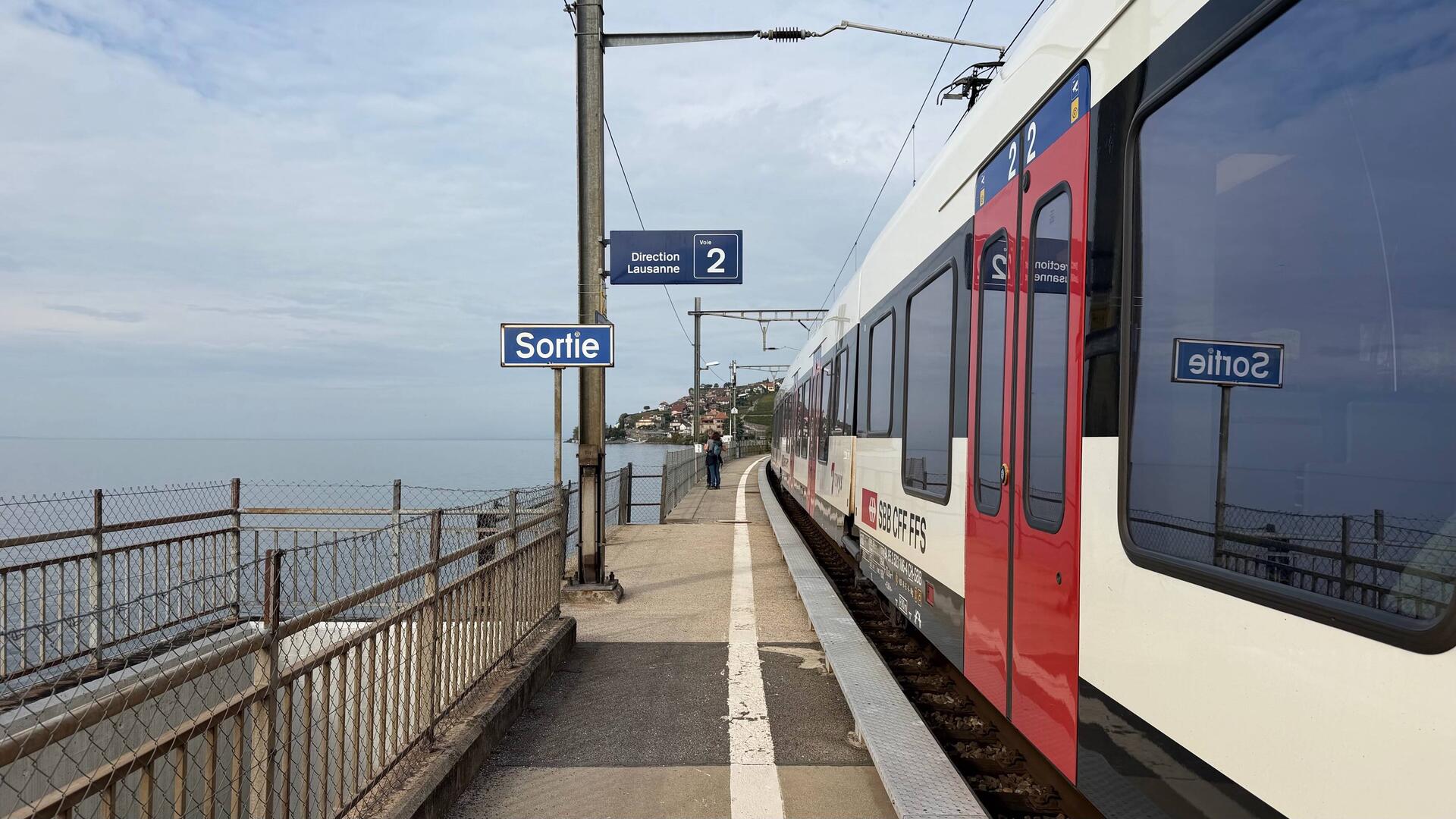 Mit dem Zug nach St. Saphorin