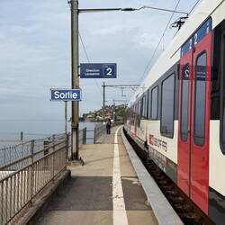 Mit dem Zug nach St. Saphorin