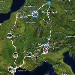 Unsere Reiseroute