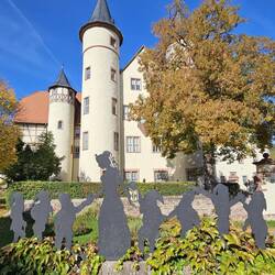 Schloß Lohr beherbergt das Spessartmuseum, das ...