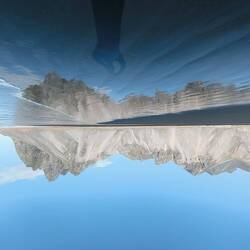 Upside down