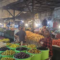 ... yet, let's check out the food market...