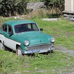 unser neues Auto, ein Moskwitsch
