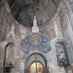 Wunderschöne alte fresken in der Kirche