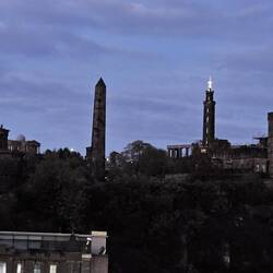 Night view of Calton Hill