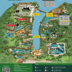 Karte vom Park "River Wonders"