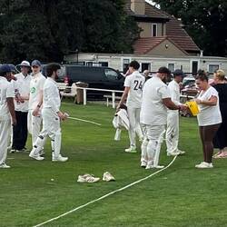 Half time refreshments.