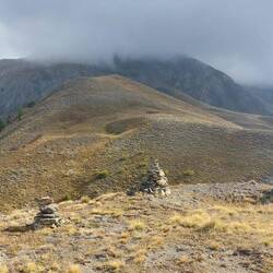 I passet Col de Mirandol var det solens kamp mod skyerne