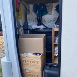 Alles ist vollgestopft, das lockert sich aber in paar Wochen