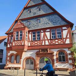 Das ca. 400 Jahre alte ehemalige Bürgerhaus in Wörth diente...