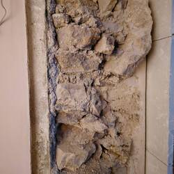 The old external walls are 500mm thick