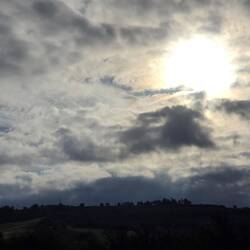 Rain clouds forming