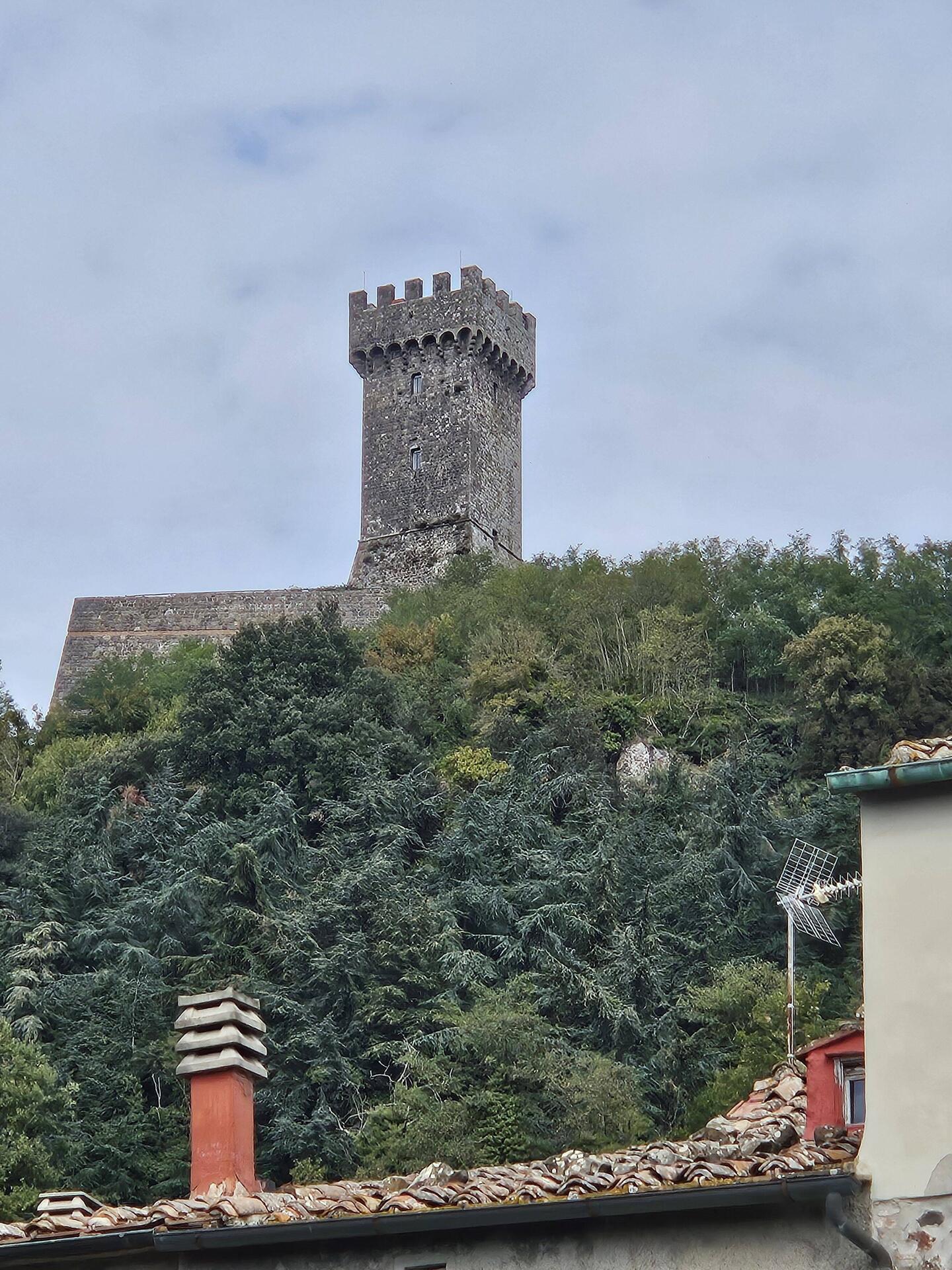 "La Rocca" the fortress of Radicofani, has stood atop this town as its symbol since at least 973 AD.